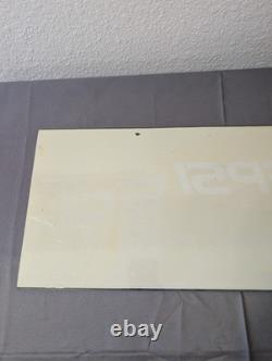 Vintage Pepsi Advertising Sign Plastic Vending Machine Insert