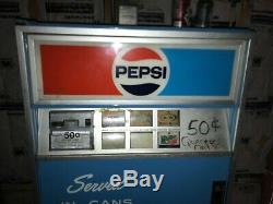 Vintage Pepsi Cola Vendorlator Soda Vending Machine Local Pickup