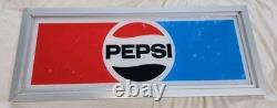 Vintage Pepsi Sign Plastic Vending Machine Insert Pepsi