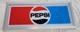 Vintage Pepsi Sign Plastic Vending Machine Insert Pepsi