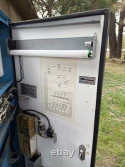 Vintage Pepsi Vending Machine Yes It Works. It Has 2 Extra Coin Mechanism Parts