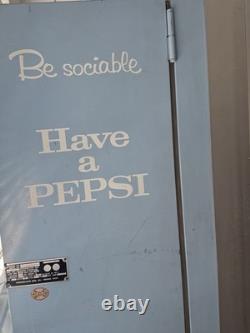Vintage Pepsi Vendorlator 56 Soda Vending Machine Works/Cools Local Pickup