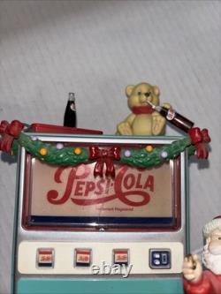 Vintage Pepsi-cola Minature Musical Vending Machine In The Box Christmas Rare