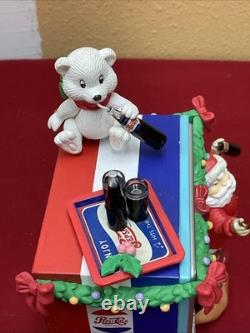 Vintage Pepsi-cola Minature Musical Vending Machine In The Box Christmas Rare