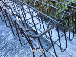 Vintage RARE Coca Cola Vending Machine Vendo empty bottle Black metal side rack