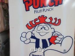 Vintage RARE Hawaiian Punch Fruit Punch Vending Machine Insert Sign NOS