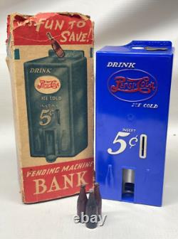 Vintage Rare Marx Toy Pepsi Co Vending Machine Toy