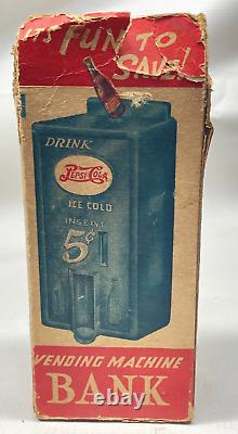 Vintage Rare Marx Toy Pepsi Co Vending Machine Toy