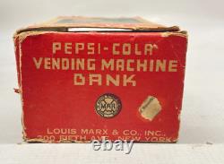 Vintage Rare Marx Toy Pepsi Co Vending Machine Toy