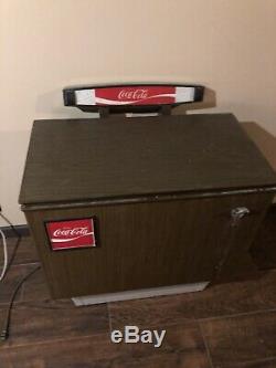 Vintage Slider COCA-COLA BOTTLE VENDING Machine Cornelius Works Great