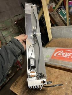 Vintage Soda Pop Coke Drink Coca Cola Vendo Vending Machine Light Up Sign Parts