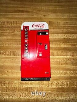 Vintage Toy Coca Cola Vending Machine Makes Noise/Works