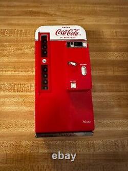 Vintage Toy Coca Cola Vending Machine Makes Noise/Works