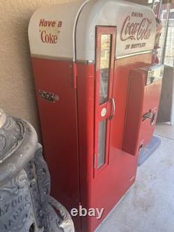 Vintage, Unrestored, Coke vending machine for sale 1950's