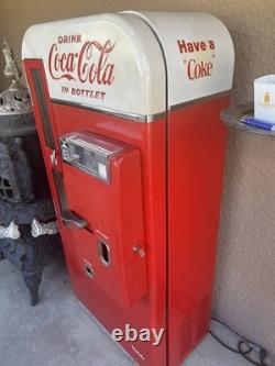 Vintage, Unrestored, Coke vending machine for sale 1950's