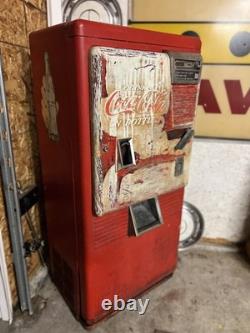 Vintage Unrestored Westinghouse Antique Coca Cola Coke vending machine 1950's