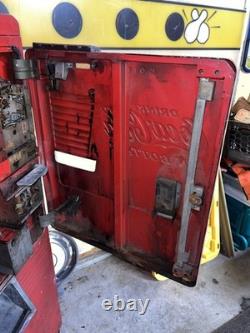 Vintage Unrestored Westinghouse Antique Coca Cola Coke vending machine 1950's