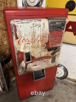 Vintage Unrestored Westinghouse Antique Coca Cola Coke vending machine 1950's