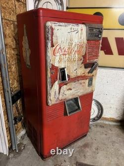 Vintage Unrestored Westinghouse Antique Coca Cola Coke vending machine 1950's