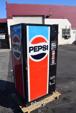 Vintage Vending Soda Pepsi Machine Coin Operated 1980's Includes R12 Refrigerant