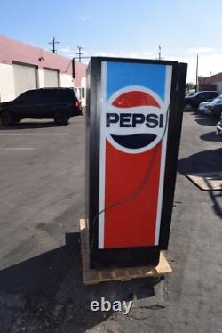 Vintage Vending Soda Pepsi Machine Coin Operated 1980's Includes R12 Refrigerant