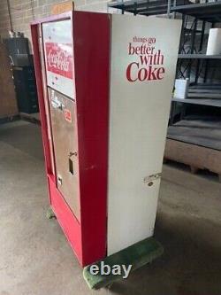 Vintage Vendo 1960's 1970's Coca Cola Coke Vending Machine Model HA56AD