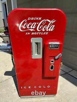 Vintage Vendo 39 Coke Machine Super Cooling With Rare Factory Working Bubbler