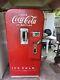 Vintage Vendo 39 Original 1953 Coca Cola Coke Machine All-Red Restorable