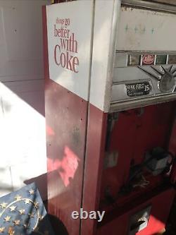 Vintage Vendo Brand V-80 CocaCola Coke Bottle Vending Machine