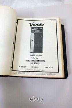 Vintage Vendo Coca Cola Vending Machine Service Parts Manual Coke with Binder