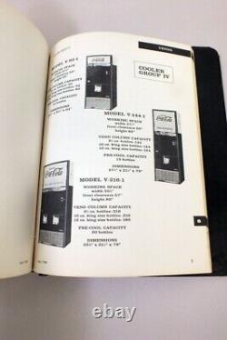 Vintage Vendo Coca Cola Vending Machine Service Parts Manual Coke with Binder