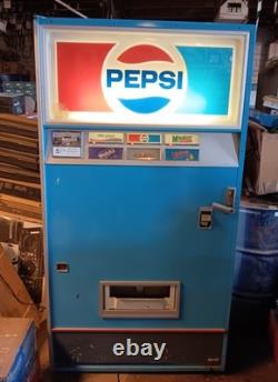 Vintage Vendo Pepsi-Cola Machine 5 Cent Collectible- late 60's early 70's