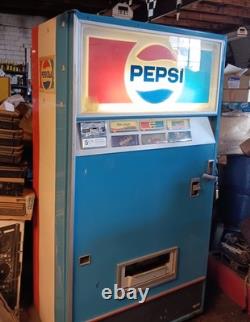 Vintage Vendo Pepsi-Cola Machine 5 Cent Collectible- late 60's early 70's