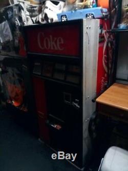 Vintage Vendor Late 1960's-1970's Coca-Cola Coke Vending Machine