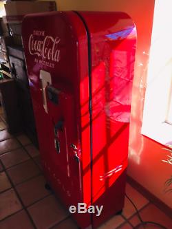 Vintage Working Vendo 39 Antique Coke Machine (1951)