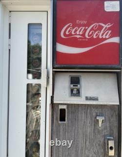 Vintage coca cola machine