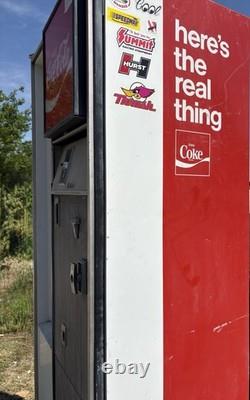 Vintage coca cola machine