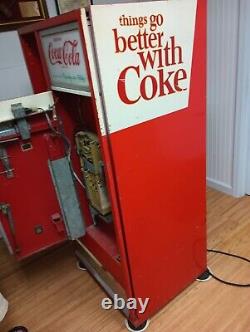 Vintage coca cola vending machine