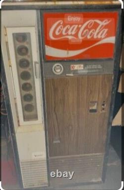 Vintage early 1960's Vendo Coca-Cola vending machine model H63A