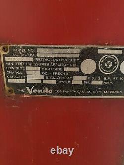 Vintage early 1960's Vendo Coca-Cola vending machine model H63A