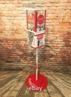 Vintage gumball machine coin op Coca cola Coke memorabilia bar game room gift