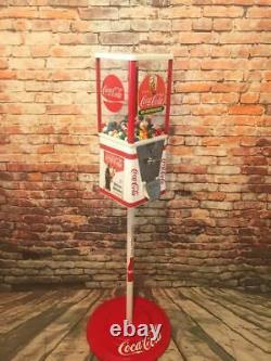 Vintage gumball machine coin op Coca cola Coke memorabilia bar game room gift