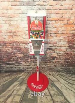 Vintage gumball machine coin op Coca cola Coke memorabilia bar game room gift