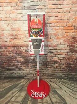 Vintage gumball machine coin op Coca cola Coke memorabilia bar game room gift