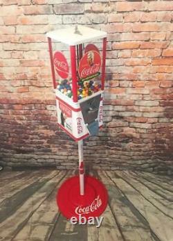 Vintage gumball machine coin op Coca cola Coke memorabilia bar game room gift