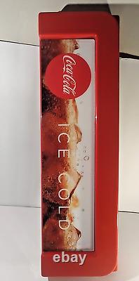 Vintage style Coke COCA COLA Soda Vending Machine Cooler Panel Sign Plastic