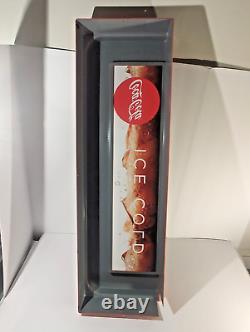 Vintage style Coke COCA COLA Soda Vending Machine Cooler Panel Sign Plastic