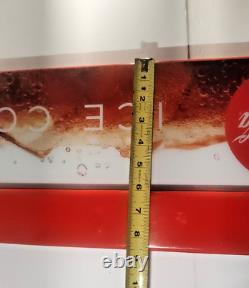 Vintage style Coke COCA COLA Soda Vending Machine Cooler Panel Sign Plastic Vintage style Coke COCA COLA Soda Vending Machine Cooler Panel Sign Plastic