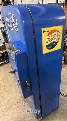 Vmc 81 Pepsi machine cola soda Vendo coke original works vends READ ALL