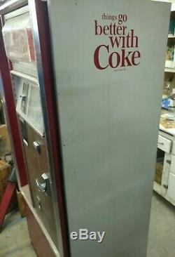 Vtg Coca Cola CSS-80G Cavalier Coke Machine Star Sign Gas Station Vending Oil Up